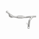 MagnaFlow direct-fit catalytic converter for 1999-2000 Ford F-150 5.4L passenger side stainless steel Federal EPA compliant OBDII 93397