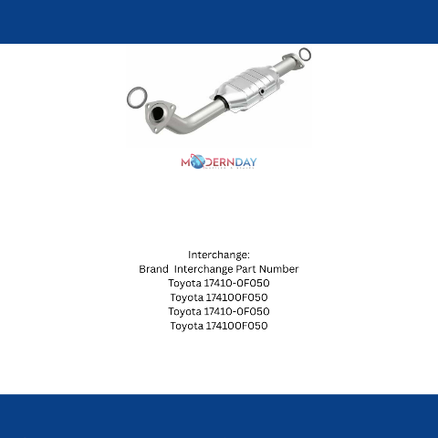 MagnaFlow direct-fit catalytic converter for 2005-2006 Toyota Tundra 4.7L passenger side stainless steel Federal EPA compliant OBDII 93399
