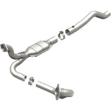 MagnaFlow direct-fit catalytic converter fits 2003 Dodge Ram 1500 5.7L and 2003 Ram 1500 5.7 2WD 5.7 inch inlet/outlet stainless steel Federal EPA compliant OBDII 93416