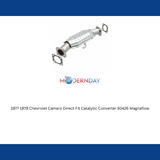 MagnaFlow direct-fit catalytic converter for 1977-1979 Chevy Camaro stainless steel Federal EPA compliant OBDII 93426