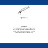 MagnaFlow direct-fit catalytic converter for 1977-1979 Chevy Camaro stainless steel Federal EPA compliant OBDII 93426