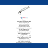 MagnaFlow direct-fit catalytic converter for 1977-1979 Chevy Camaro stainless steel Federal EPA compliant OBDII 93426