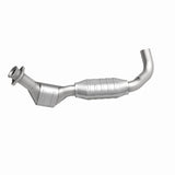 MagnaFlow direct-fit catalytic converter for 1997-1998 Ford F-150 4.2L driver side stainless steel Federal EPA compliant OBDII 93428