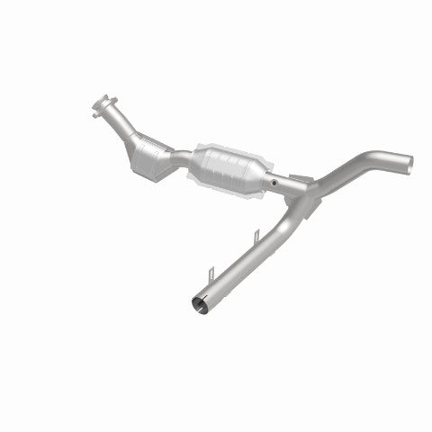 MagnaFlow direct-fit catalytic converter for 1997-1998 Ford F-150 4.2L passenger side stainless steel Federal EPA compliant OBDII 93429