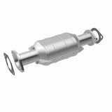 MagnaFlow direct-fit catalytic converter for 1998-2000 Nissan Frontier 2.4 inch inlet/outlet stainless steel Federal EPA compliant OBDII 93445