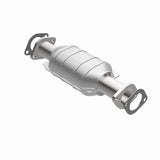 MagnaFlow direct-fit catalytic converter for 1998-2000 Nissan Frontier 2.4 inch inlet/outlet stainless steel Federal EPA compliant OBDII 93445