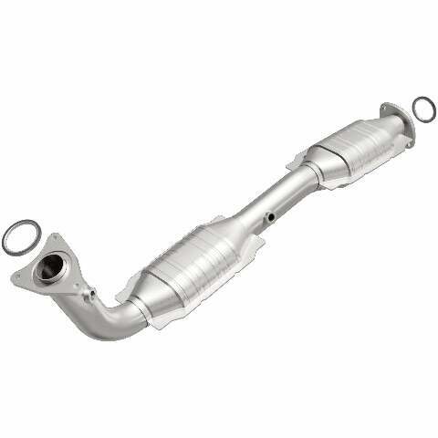MagnaFlow direct-fit catalytic converter for 2007-2017 Toyota Tundra 5.7L passenger side stainless steel CARB compliant 93458