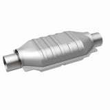 MagnaFlow universal catalytic converter 2.25 inch inlet/outlet stainless steel Federal EPA compliant OBDII 93515