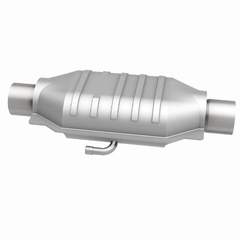 MagnaFlow universal catalytic converter 2.25 inch inlet/outlet stainless steel Federal EPA compliant OBDII 93515