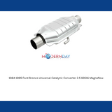 MagnaFlow universal catalytic converter 2.5 inch inlet/outlet stainless steel Federal EPA compliant OBDII 93516