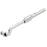 MagnaFlow direct-fit catalytic converter fits 1996-1999 Chevrolet Express 3500, Chevrolet Express 1500, and additional vehicles. Avoid potential exhaust leaks by using the included