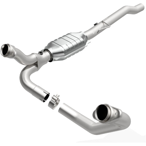 MagnaFlow direct-fit catalytic converter for 2002-2003 Ram 4.7 inch inlet/outlet stainless steel Federal EPA compliant OBDII 93614