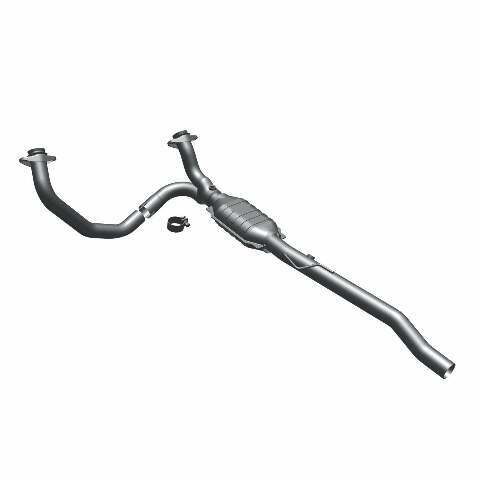 MagnaFlow direct-fit catalytic converter for 2002-2003 Ram 4.7 inch inlet/outlet stainless steel Federal EPA compliant OBDII 93614