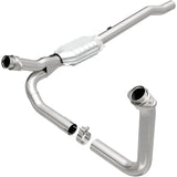 MagnaFlow direct-fit catalytic converter for 2002-2003 Ram 4.7 inch inlet/outlet stainless steel Federal EPA compliant OBDII 93616