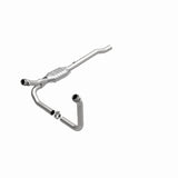 MagnaFlow direct-fit catalytic converter for 2002-2003 Ram 4.7 inch inlet/outlet stainless steel Federal EPA compliant OBDII 93616