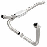 MagnaFlow direct-fit catalytic converter for 2002-2003 Ram 4.7 inch inlet/outlet stainless steel Federal EPA compliant OBDII 93616