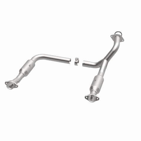 MagnaFlow direct-fit catalytic converter fits 2006-2010 Ford Explorer, 2007-2010 Ford Explorer Sport Trac, and additional vehicles and 2006-2009 Expl/Mtnr 4.6L stainless steel CARB