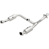 MagnaFlow direct-fit catalytic converter fits 2006-2010 Ford Explorer, 2007-2010 Ford Explorer Sport Trac, and additional vehicles and 2006-2009 Expl/Mtnr 4.6L stainless steel CARB