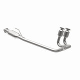 MagnaFlow direct-fit catalytic converter for 2004-2006 Jeep Wrangler 4 inch inlet/outlet stainless steel Federal EPA compliant OBDII 93649