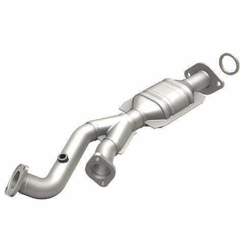 MagnaFlow direct-fit catalytic converter for 2003-2004 Toyota 4Runner 4.7 inch inlet/outlet stainless steel Federal EPA compliant OBDII 93655