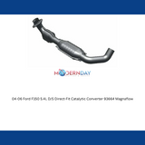MagnaFlow direct-fit catalytic converter for 2004-2008 Ford F-150 5.4L driver side stainless steel Federal EPA compliant OBDII 93664