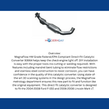 MagnaFlow direct-fit catalytic converter for 2004-2008 Ford F-150 5.4L driver side stainless steel Federal EPA compliant OBDII 93664