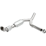 MagnaFlow direct-fit catalytic converter for 2004-2008 Ford F-150 5.4L passenger side stainless steel Federal EPA compliant OBDII 93665