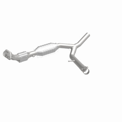 MagnaFlow direct-fit catalytic converter for 2004-2008 Ford F-150 5.4L passenger side stainless steel Federal EPA compliant OBDII 93665