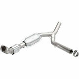 MagnaFlow direct-fit catalytic converter for 2004-2008 Ford F-150 5.4L passenger side stainless steel Federal EPA compliant OBDII 93665
