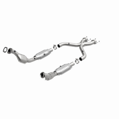 MagnaFlow direct-fit catalytic converter for 1999-2004 Ford Mustang 4.6L stainless steel CARB compliant 93671