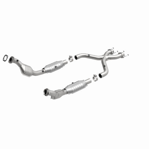 MagnaFlow direct-fit catalytic converter for 1999-2004 Ford Mustang 4.6L stainless steel CARB compliant 93671