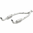 MagnaFlow direct-fit catalytic converter fits 1999-2002 Land Rover Discovery 4.0L and 2003-2004 Land Rover Discovery 4.6L stainless steel Federal EPA compliant OBDII 93689
