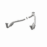 MagnaFlow direct-fit catalytic converter fits 1996-1998 Land Rover Discovery and 1997 Land Rover Defender 90. Hardware is included to eliminate the hassle of working with corroded 