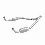 MagnaFlow direct-fit catalytic converter fits 1994-1995 Land Rover Defender 90, Land Rover Discovery, and additional vehicles. Hardware is included to eliminate the hassle of worki