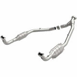MagnaFlow direct-fit catalytic converter fits 1994-1995 Land Rover Defender 90, Land Rover Discovery, and additional vehicles. Hardware is included to eliminate the hassle of worki