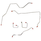 Front Brake Line Kit for 1995-2001 95-01 Jeep Cherokee No ABS stainless steel