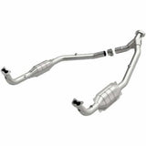 MagnaFlow direct-fit catalytic converter fits 1994-1995 Land Rover Defender 90, Land Rover Discovery, and additional vehicles. Hardware is included to eliminate the hassle of worki
