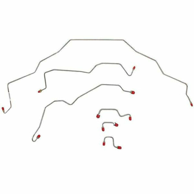 t 94-95 Dodge Ram Front Brake Line Kit 4WD AWABS Stainless Steel Fine Lines