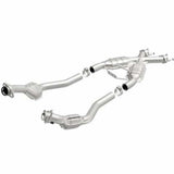 MagnaFlow direct-fit catalytic converter for 1994-1995 Ford Mustang 5.0L stainless steel CARB compliant 444062