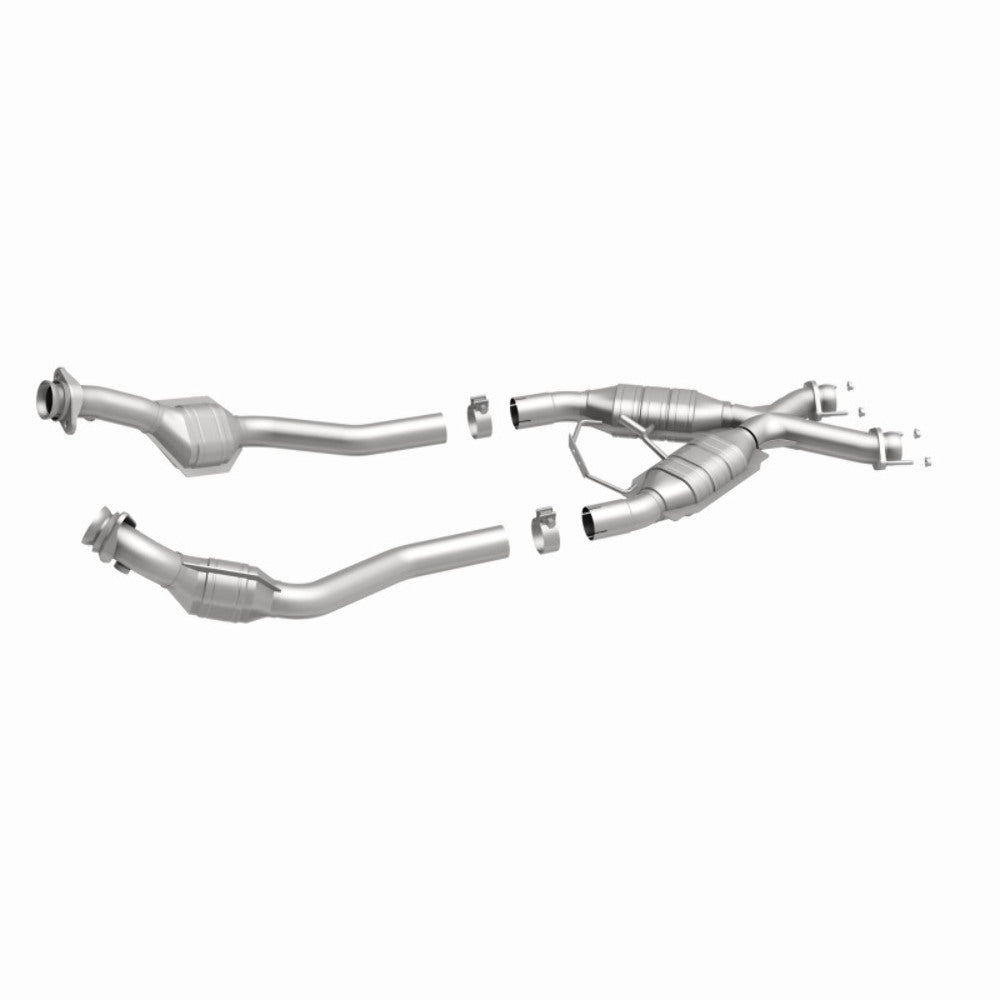 MagnaFlow direct-fit catalytic converter for 1994-1995 Ford Mustang 5.0L stainless steel CARB compliant 444062