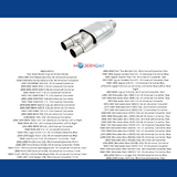 MagnaFlow universal catalytic converter 2.5 inch inlet/outlet stainless steel Federal EPA compliant OBDII 94007