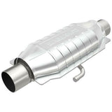 MagnaFlow universal catalytic converter 2.25 inch inlet/outlet stainless steel Federal EPA compliant OBDII 94015
