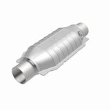 MagnaFlow universal catalytic converter 2.25 inch inlet/outlet stainless steel CARB compliant OBDII 94035