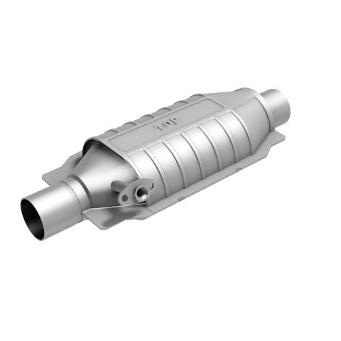 MagnaFlow universal catalytic converter 2 inch inlet/outlet stainless steel Federal EPA compliant OBDII 94041