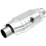 MagnaFlow universal catalytic converter 2.5 inch inlet/outlet stainless steel CARB compliant OBDII 94056