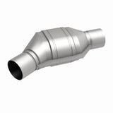 MagnaFlow universal catalytic converter 2.5 inch inlet/outlet stainless steel CARB compliant OBDII 94076