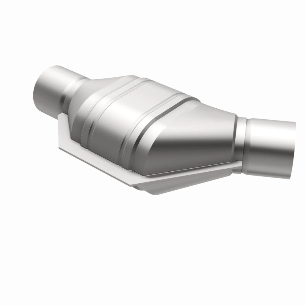 MagnaFlow universal catalytic converter 2.5 inch inlet/outlet stainless steel CARB compliant OBDII 94076