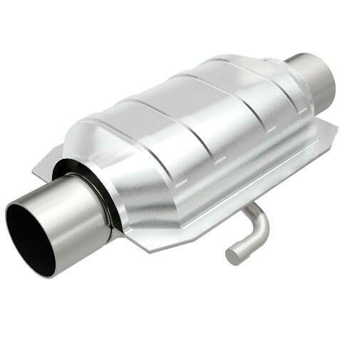 MagnaFlow universal catalytic converter 2.25 inch inlet/outlet stainless steel CARB compliant 94115
