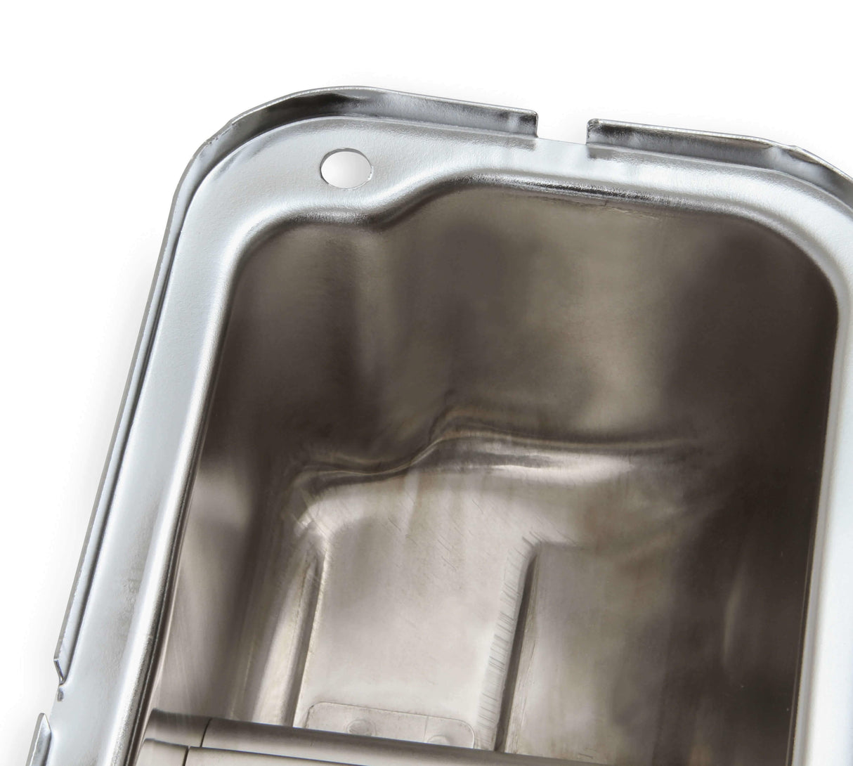 Mr. Gasket chrome valve covers with baffle Ford steel 9412