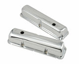 Mr. Gasket chrome valve covers with baffle Ford steel 9412